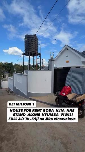 Nyumba ya vyumba viwili inapangishwa Goba Njia Nne, Dar Es Salaam