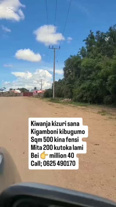 Kiwanja kinauzwa Kigamboni Kibugumo, Dar Es Salaam (500 sqm) Kiwanja kinauzwa Kigamboni Kibugumo, Dar Es Salaam (500 sqm)
