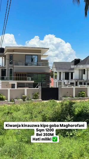Kiwanja kinauzwa Goba Maghorofani, Dar Es Salaam sqm 1200