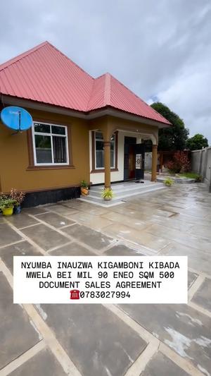 Nyumba inauzwa Kibada Mwela, Dar Es Salaam (500 sqm)