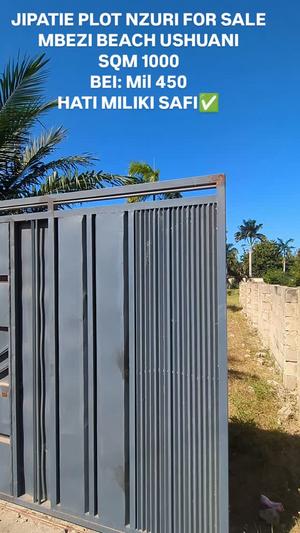Residential Plot for Sale in Mbezi Beach, Dar Es Salaam (1000 sqm)