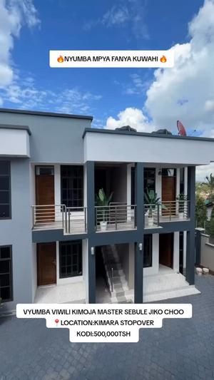 Nyumba ya vyumba viwili inapangishwa Kimara Stopover, Dar Es Salaam Nyumba ya vyumba viwili inapangishwa Kimara Stopover, Dar Es Salaam