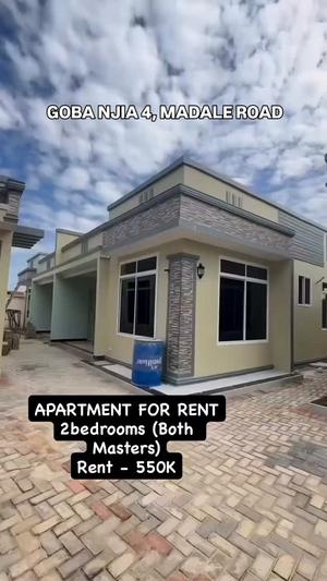 Nyumba ya vyumba viwili inapangishwa Goba, Dar Es Salaam Nyumba ya vyumba viwili inapangishwa Goba, Dar Es Salaam