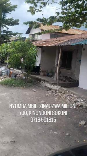 Nyumba ya vyumba viwili inauzwa Kinondoni Sokoni, Dar Es Salaam