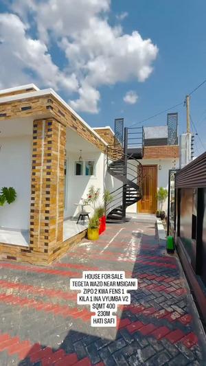 Apartment ya vyumba viwili inauzwa Wazo Msigani, Dar Es Salaam (400 sqm) Apartment ya vyumba viwili inauzwa Wazo Msigani, Dar Es Salaam (400 sqm)