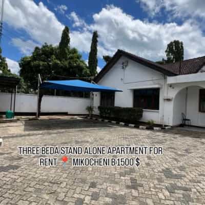 Apartment ya vyumba vitatu inapangishwa Mikocheni, Dar Es Salaam