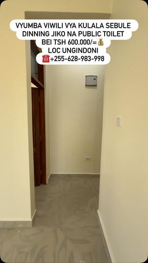 2 Bedrooms House for Rent in Ungindoni, Dar Es Salaam 2 Bedrooms House for Rent in Ungindoni, Dar Es Salaam