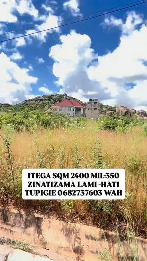 Plot for sale in Itega, Dodoma sqm 2400