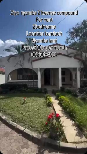 Nyumba ya vyumba viwili inapangishwa Kunduchi, Dar Es Salaam Nyumba ya vyumba viwili inapangishwa Kunduchi, Dar Es Salaam
