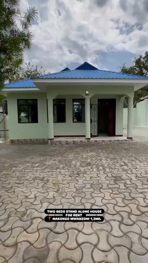 Nyumba ya vyumba viwili inapangishwa Makongo Mwanzoni, Dar Es Salaam