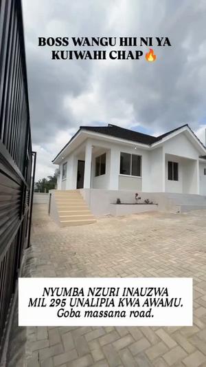 Nyumba ya vyumba vitatu inauzwa Goba, Dar Es Salaam (400 sqm) Nyumba ya vyumba vitatu inauzwa Goba, Dar Es Salaam (400 sqm)