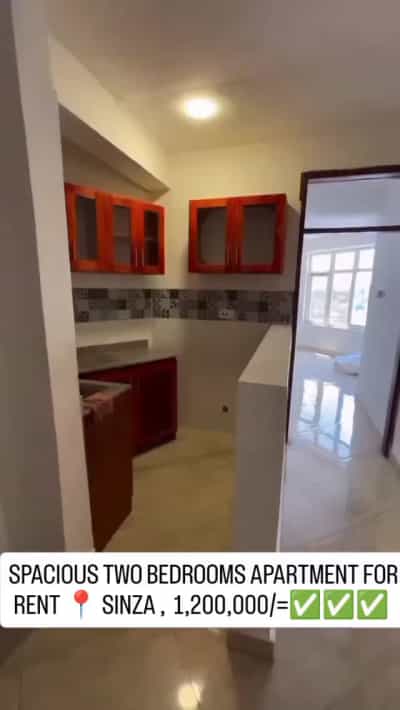 Apartment ya vyumba viwili inapangishwa SINZA, Dar Es Salaam