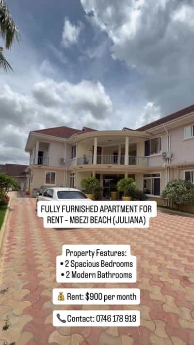 Apartment (Furnished) ya vyumba viwili inapangishwa Mbezi Beach (Juliana), Dar Es Salaam