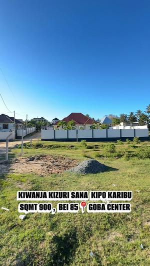 Kiwanja kinauzwa Goba Center, Dar Es Salaam (900 sqm)