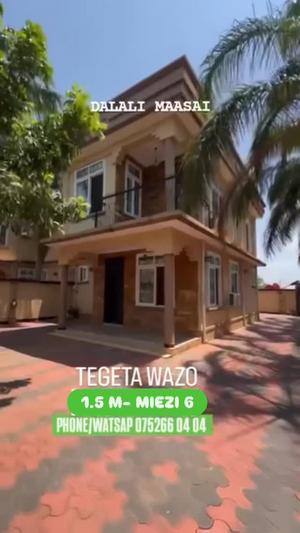 Nyumba ya vyumba vitatu inapangishwa Tegeta Wazo, Dar Es Salaam Nyumba ya vyumba vitatu inapangishwa Tegeta Wazo, Dar Es Salaam