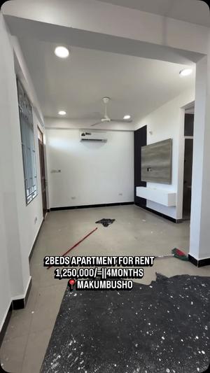 2 Bedrooms Apartment for Rent in Makumbusho, Dar Es Salaam
