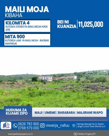 Viwanja vinauzwa Kibaha Maili Moja, Pwani