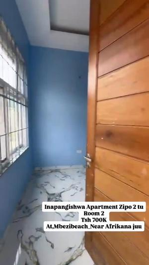 Apartment ya vyumba viwili inapangishwa Mbezi Beach, Dar Es Salaam