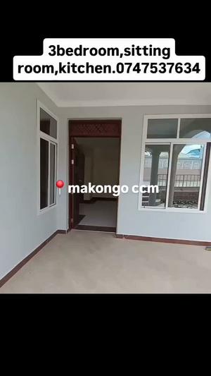 Apartment ya vyumba vitatu inapangishwa Makongo Ccm, Dar Es Salaam Apartment ya vyumba vitatu inapangishwa Makongo Ccm, Dar Es Salaam
