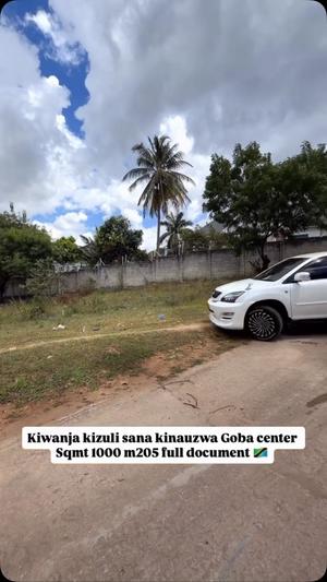 Plot for sale in Goba Center, Dar Es Salaam sqm 1045 Plot for sale in Goba Center, Dar Es Salaam sqm 1045