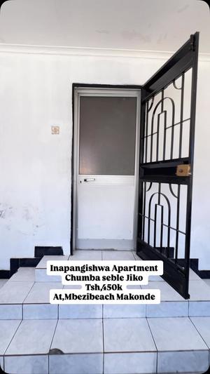 Apartment ya chumba kimoja inapangishwa Mbezi Beach Makonde, Dar Es Salaam Apartment ya chumba kimoja inapangishwa Mbezi Beach Makonde, Dar Es Salaam