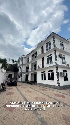 Apartment ya vyumba viwili inapangishwa Mbezi Beach, Dar Es Salaam