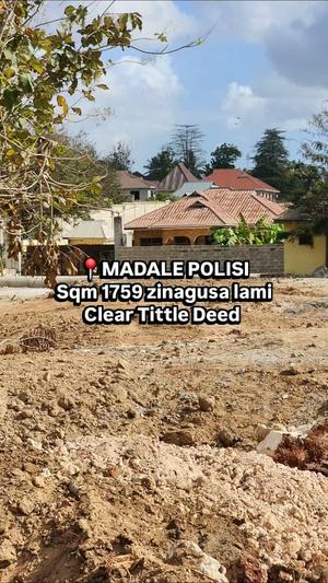 Kiwanja (Residential/Commercial) kinauzwa Madale Polisi, Dar Es Salaam (1759 sqm)