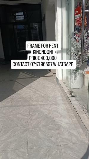 Frame ya Biashara inapangishwa Kinondoni, Dar Es Salaam Frame ya Biashara inapangishwa Kinondoni, Dar Es Salaam