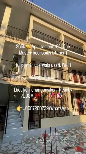 Apartment ya chumba kimoja inapangishwa Changanyikeni, Dar Es Salaam