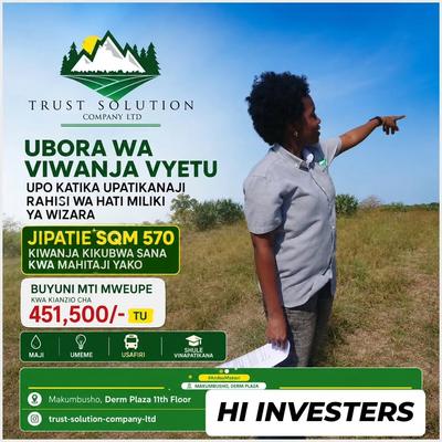 Viwanja vinauzwa Buyuni (Mti Mweupe), Kigamboni, Dar Es Salaam sqm 570 Viwanja vinauzwa Buyuni (Mti Mweupe), Kigamboni, Dar Es Salaam sqm 570