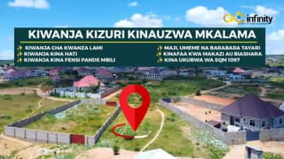 Kiwanja (Residential/Commercial) kinauzwa Mkalama, Morogoro (1097 sqm) Kiwanja (Residential/Commercial) kinauzwa Mkalama, Morogoro (1097 sqm)