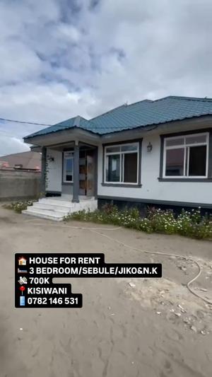 Nyumba ya vyumba vitatu inapangishwa Kigamboni Kisiwani, Dar Es Salaam