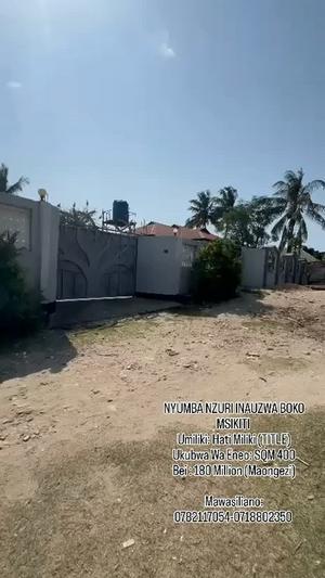 Nyumba ya vyumba vitatu inauzwa Boko Msikiti, Dar Es Salaam (400 sqm) Nyumba ya vyumba vitatu inauzwa Boko Msikiti, Dar Es Salaam (400 sqm)