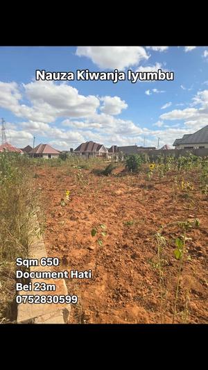 Kiwanja kinauzwa Iyumbu, Dodoma sqm 650
