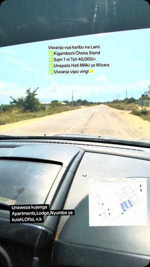 Plots for sale in Kigamboni Cheka, Dar Es Salaam