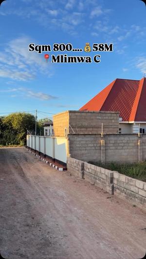 Kiwanja kinauzwa Mlimwa C, Dodoma sqm 803 Kiwanja kinauzwa Mlimwa C, Dodoma sqm 803