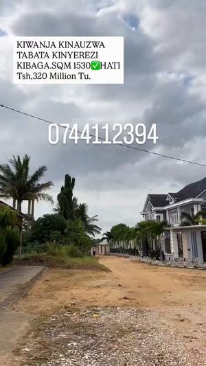 Kiwanja kinauzwa Tabata Kinyerezi Kibaga, Dar Es Salaam sqm 1530