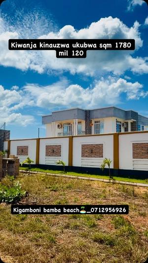 Kiwanja kinauzwa Geza Bamba Beach, Dar Es Salaam (1780 sqm)