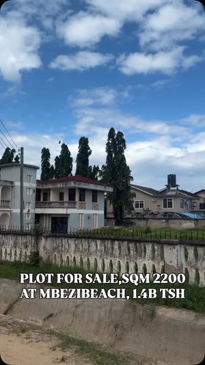 Plot for sale in Mbezi Beach, Dar Es Salaam sqm 2200 Plot for sale in Mbezi Beach, Dar Es Salaam sqm 2200