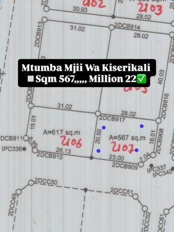 Plot for sale in Mtumba, Dodoma sqm 567 Plot for sale in Mtumba, Dodoma sqm 567