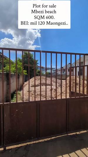 Plot for sale in Mbezi Beach, Dar Es Salaam sqm 600 Plot for sale in Mbezi Beach, Dar Es Salaam sqm 600