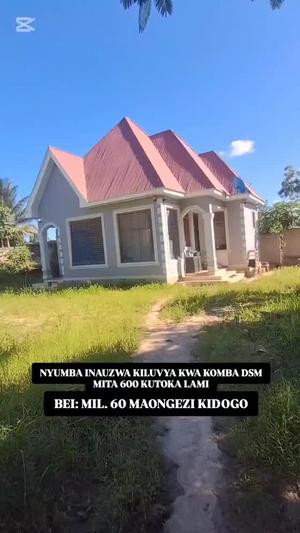 Nyumba ya vyumba viwili inauzwa Kiluvya Kwa Komba, Dar Es Salaam (450 sqm)