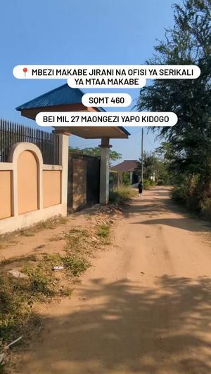Plot for sale in Mbezi Makabe, Dar Es Salaam sqm 460