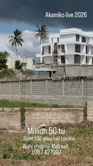 Kiwanja kinauzwa Goba Kulangwa Half London, Dar Es Salaam (809 sqm) Kiwanja kinauzwa Goba Kulangwa Half London, Dar Es Salaam (809 sqm)