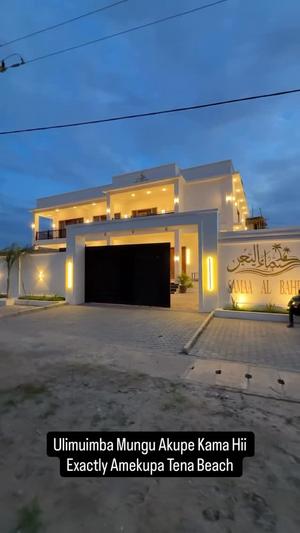 Nyumba (Furnished) ya vyumba 6 inauzwa Kigamboni Geza Islamic Beach, Dar Es Salaam (800 sqm)