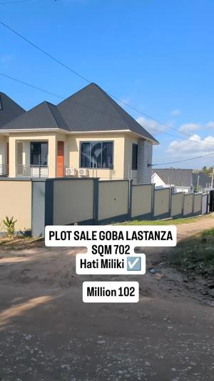 Kiwanja kinauzwa Goba Lastanza, Dar Es Salaam sqm 702 Kiwanja kinauzwa Goba Lastanza, Dar Es Salaam sqm 702
