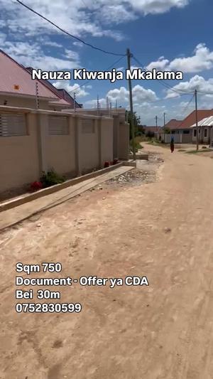 Kiwanja kinauzwa Mkalama, Morogoro (750 sqm)