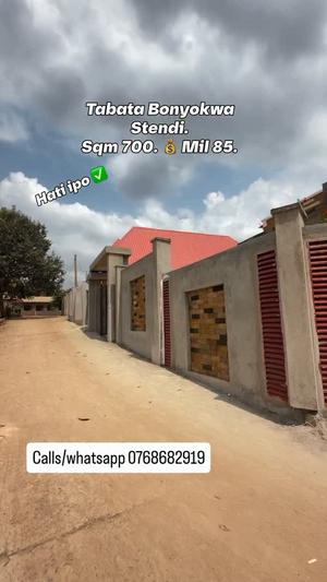 Residential Plot for Sale in Tabata Bonyokwa, Dar Es Salaam (700 sqm) Residential Plot for Sale in Tabata Bonyokwa, Dar Es Salaam (700 sqm)