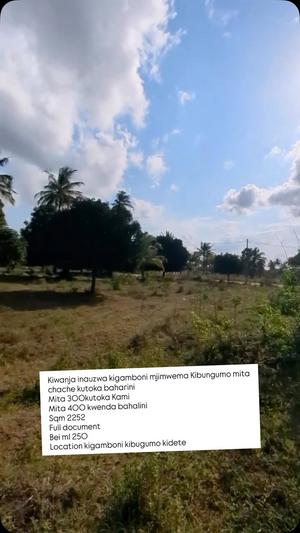 Kiwanja kinauzwa Kibugumo Kidete, Dar Es Salaam sqm 2252