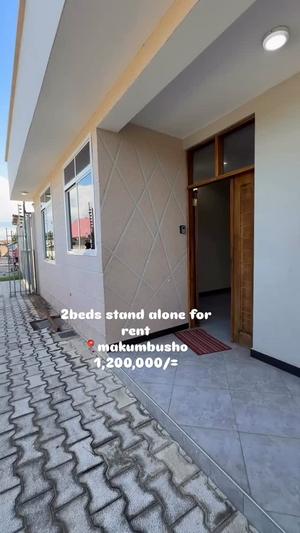 Apartment ya vyumba viwili inapangishwa Makumbusho, Dar Es Salaam
